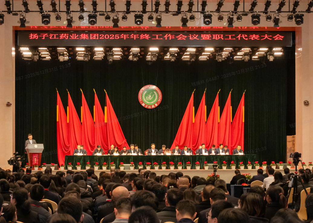奮力譜寫世界一流企業(yè)建設(shè)新篇章，揚(yáng)子江藥業(yè)集團(tuán)召開2025年年終工作會(huì)議